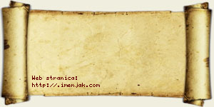 Neda Zebić vizit kartica